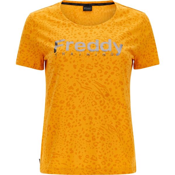 t-shirt Freddy arancione animalier