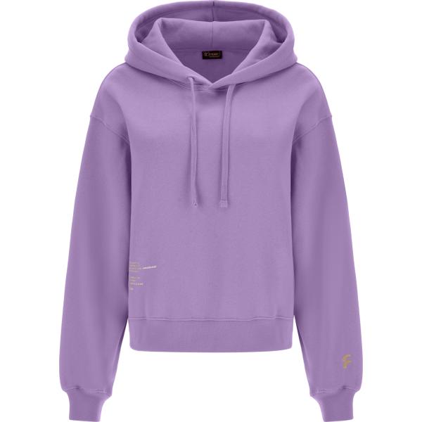 felpe con cappuccio Freddy viola con stampe