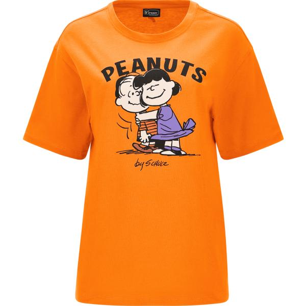 t-shirt Freddy arancione con stampe