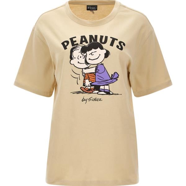 t-shirt Freddy marrone con stampe