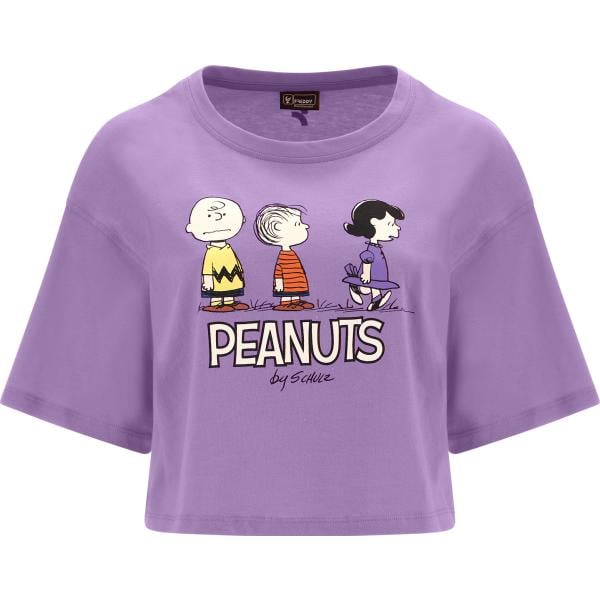 t-shirt Freddy viola con stampe