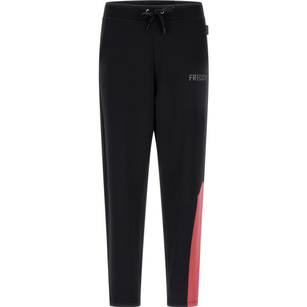 pantaloni Freddy rosa a pois