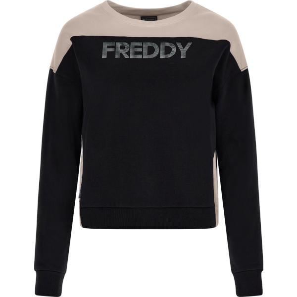 felpe sportive Freddy grigio con stampe