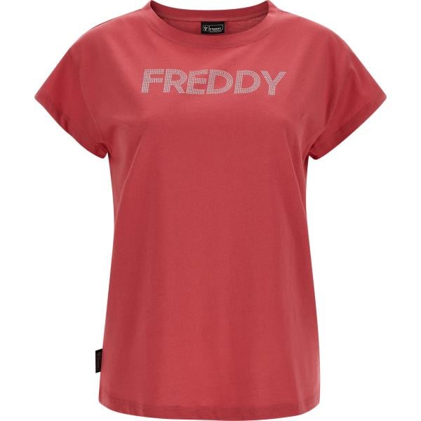t-shirt Freddy rosso con stampe