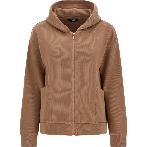 felpe con cappuccio Freddy marrone
