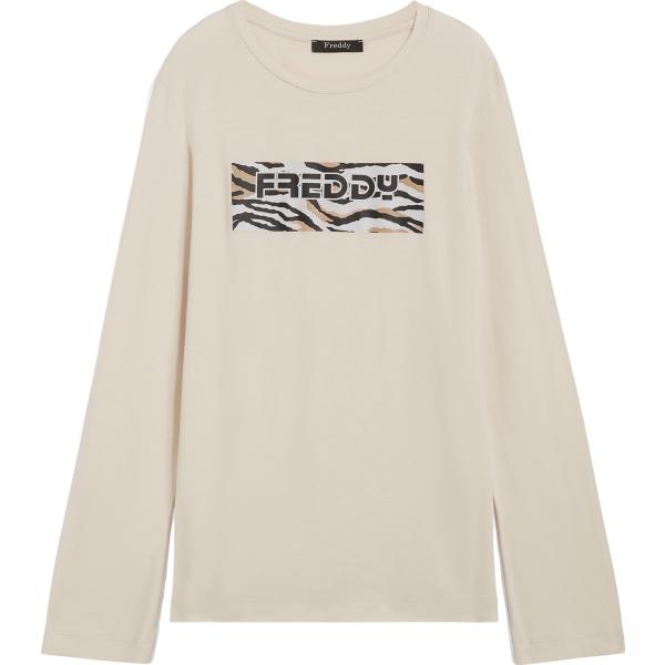 t-shirt Freddy grigio con stampe