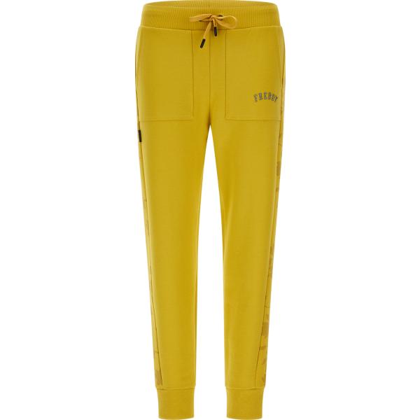 pantaloni sportivi Freddy giallo con stampe