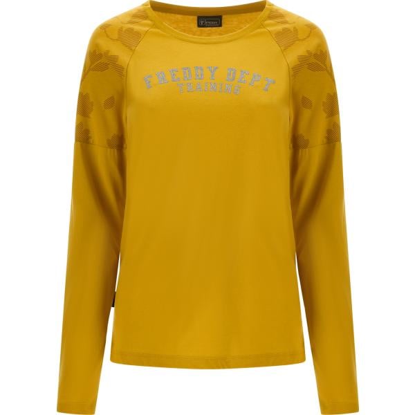 t-shirt Freddy giallo con stampe