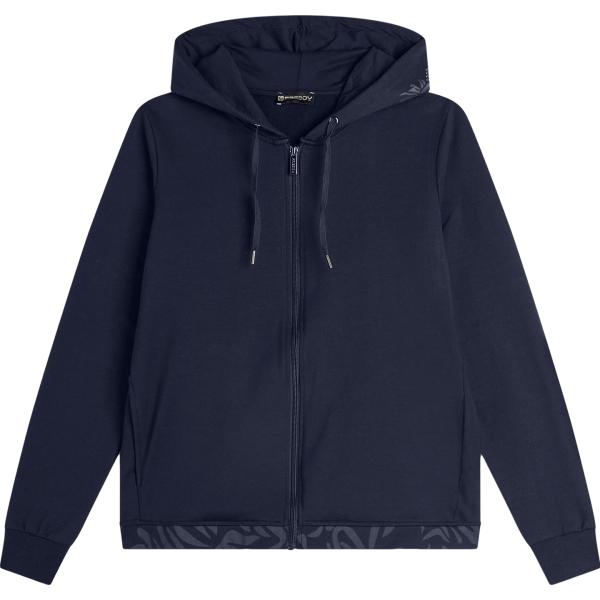 felpe con cappuccio Freddy blu con stampe