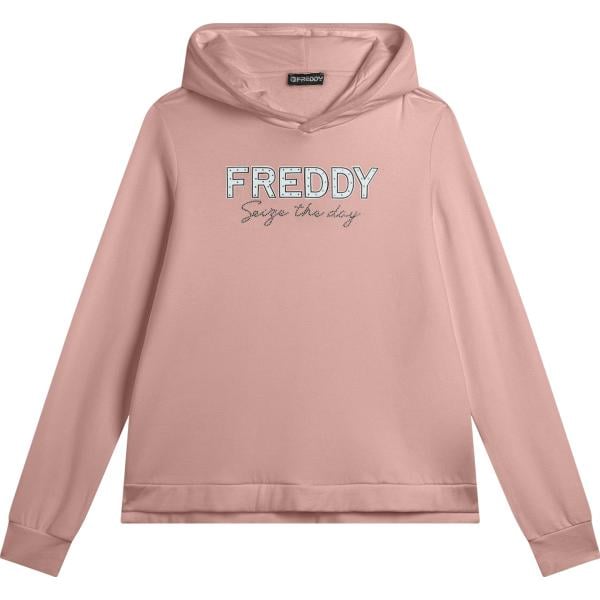 felpe con cappuccio Freddy rosa