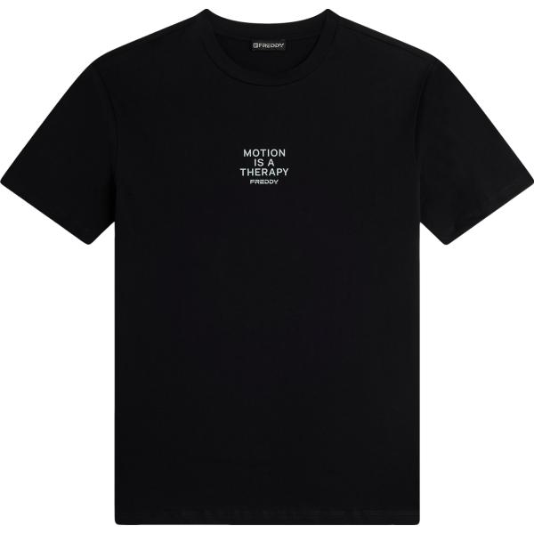 t-shirt Freddy nero con stampe