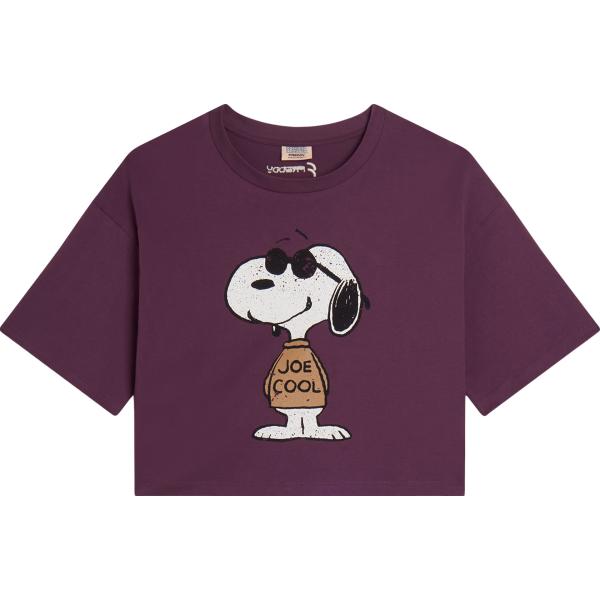 t-shirt Freddy viola con stampe