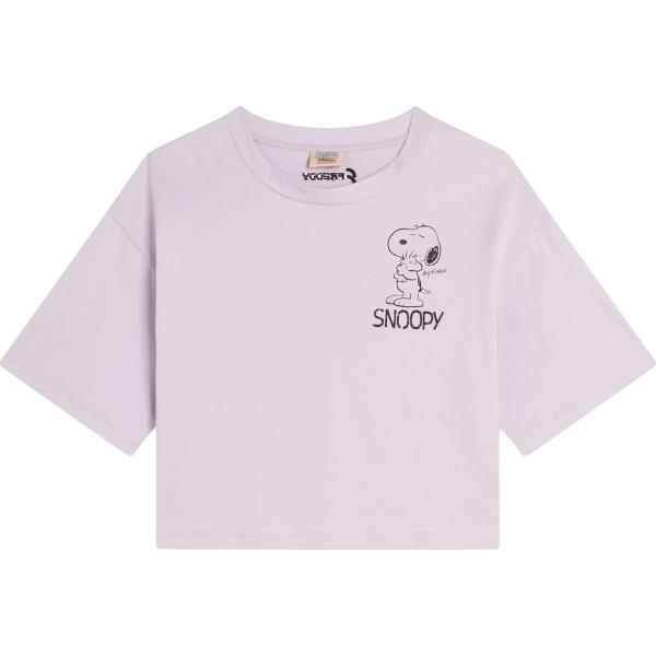 t-shirt Freddy rosa con stampe