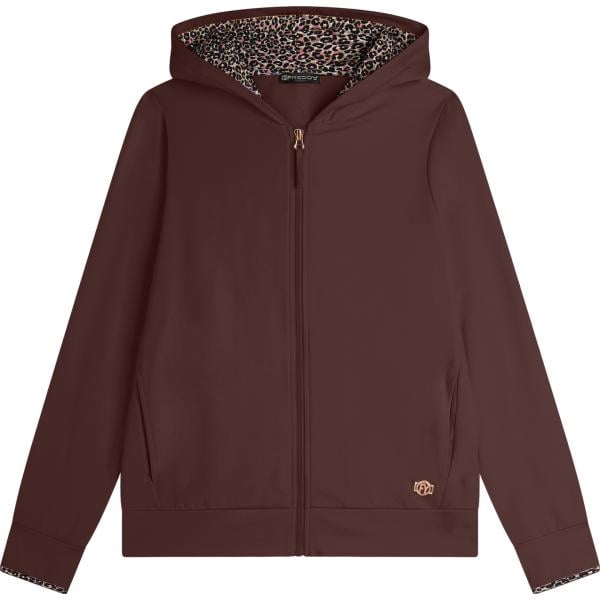 felpe con cappuccio Freddy marrone animalier