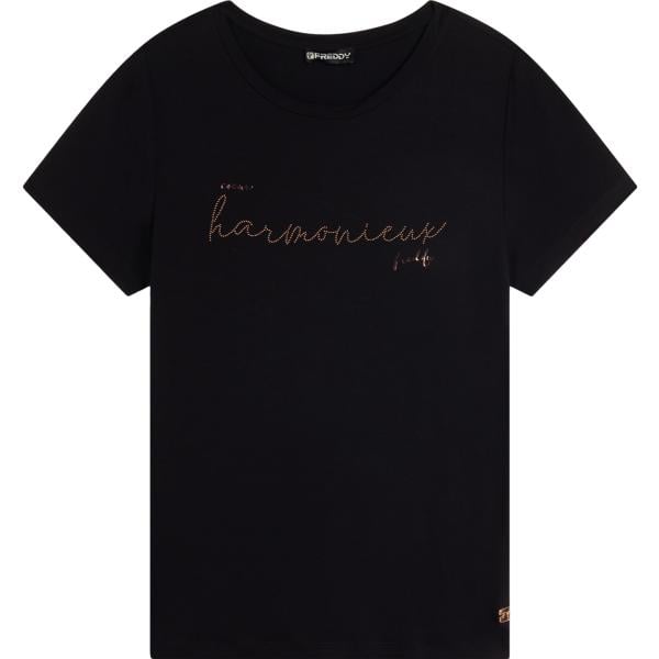 t-shirt Freddy nero con stampe