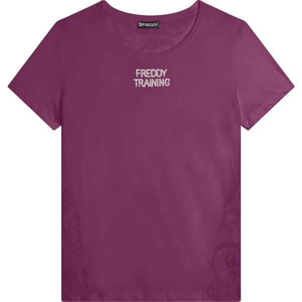 t-shirt Freddy viola paisley