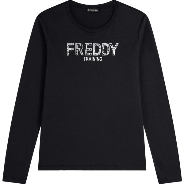 t-shirt Freddy nero paisley