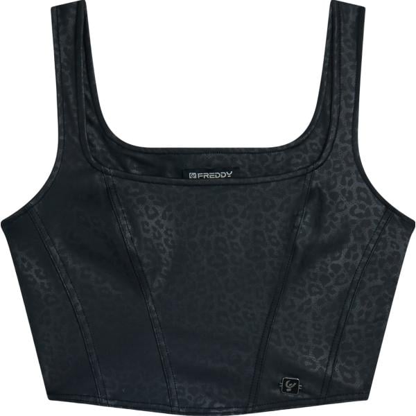 top Freddy marrone animalier