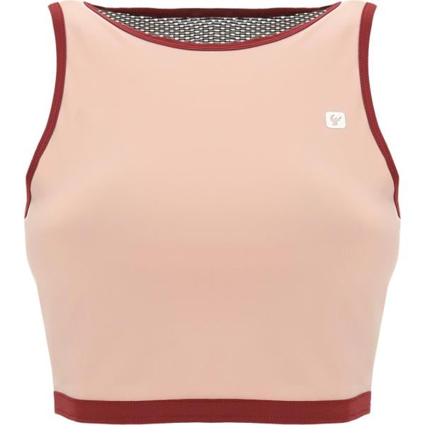 Top sportivo da donna in rosa chiaro made in italy Freddy