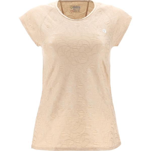 t-shirt Freddy marrone a fiori