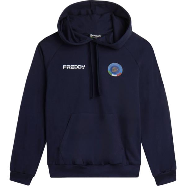 felpe con cappuccio Freddy blu