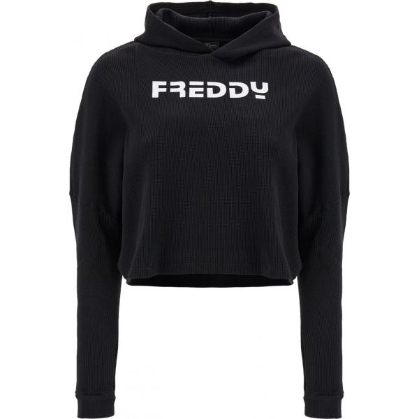 felpe con cappuccio Freddy nero con stampe