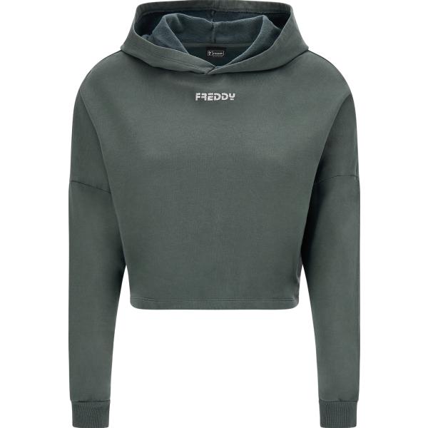 felpe con cappuccio Freddy grigio