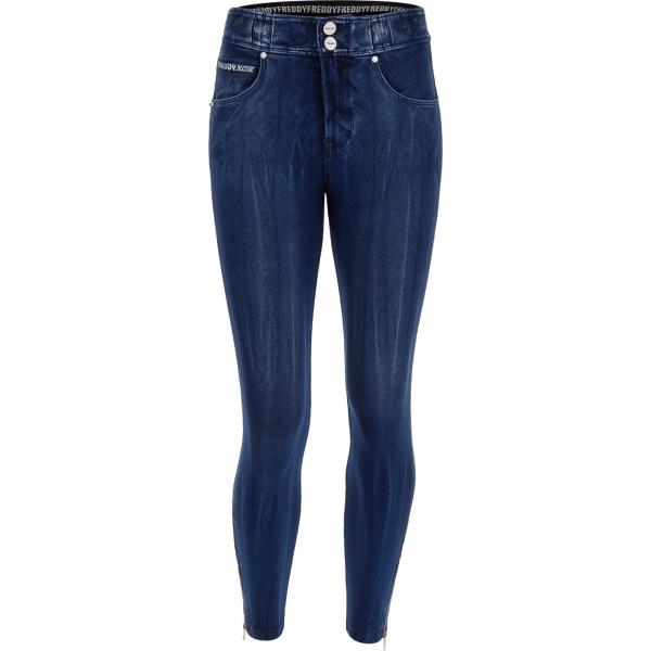pantaloni skinny Freddy blu