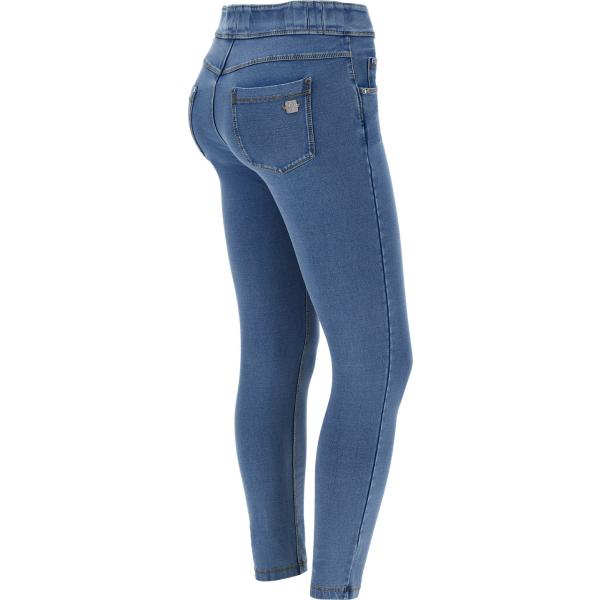 pantaloni skinny Freddy blu