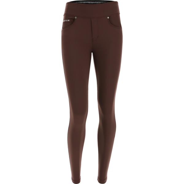 pantaloni skinny Freddy tinta unita