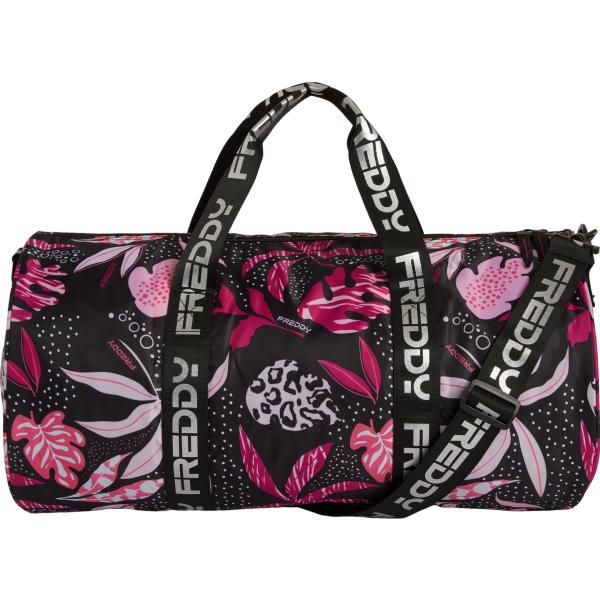 borse sportive Freddy nero a fiori