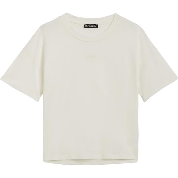 t-shirt sportive Freddy bianco