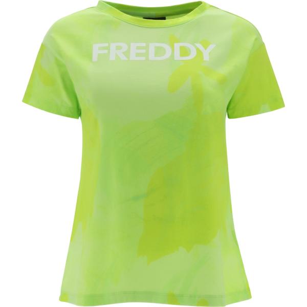 t-shirt Freddy verde con stampe