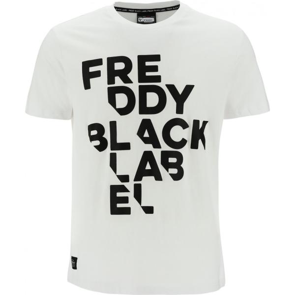 t-shirt Freddy bianco con stampe