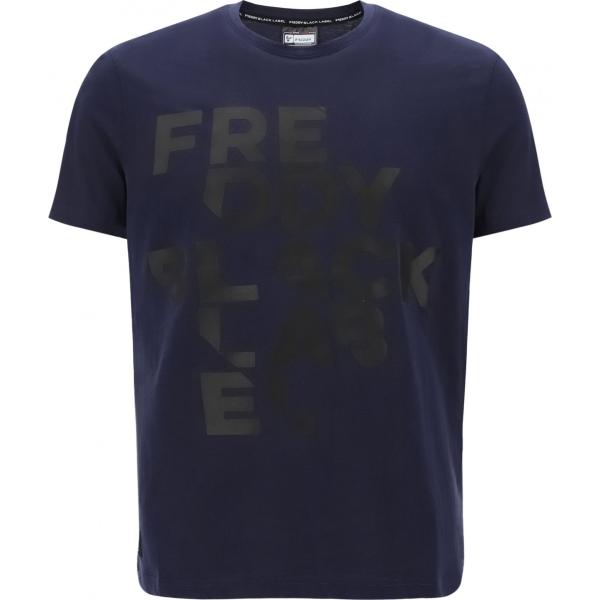 t-shirt Freddy blu con stampe