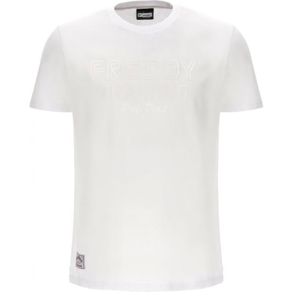 t-shirt Freddy bianco con stampe