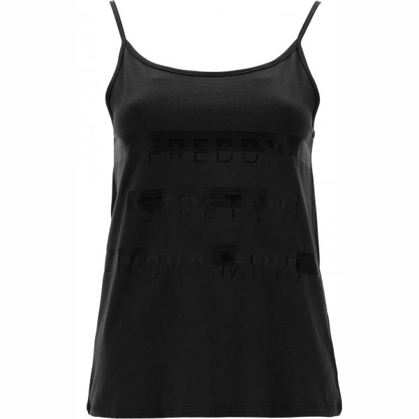 canottiere Freddy nero con stampe