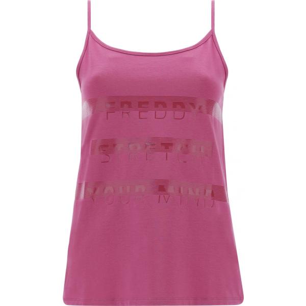 canottiere Freddy rosa con stampe