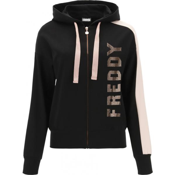 felpe con cappuccio Freddy nero