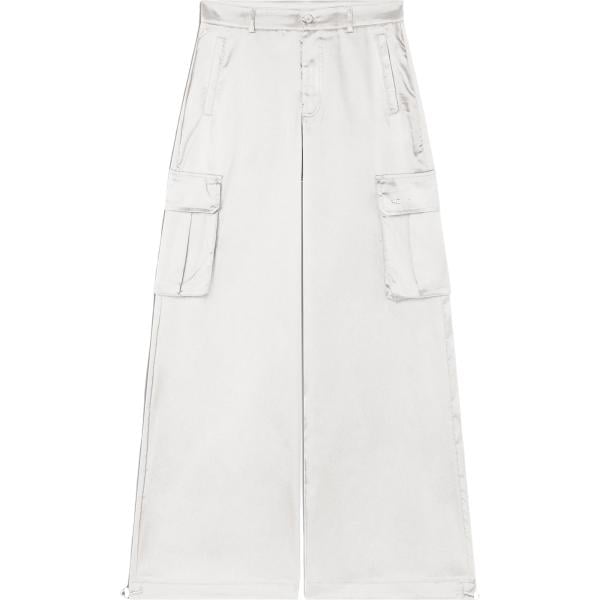 pantaloni cargo Freddy bianco