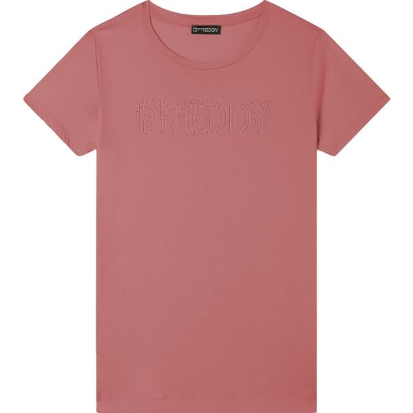 t-shirt Freddy marrone