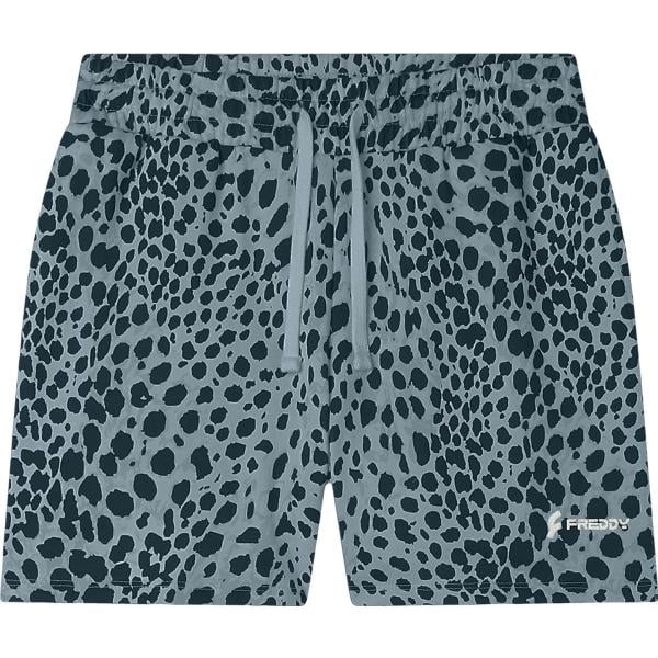 pantaloni corti Freddy blu animalier
