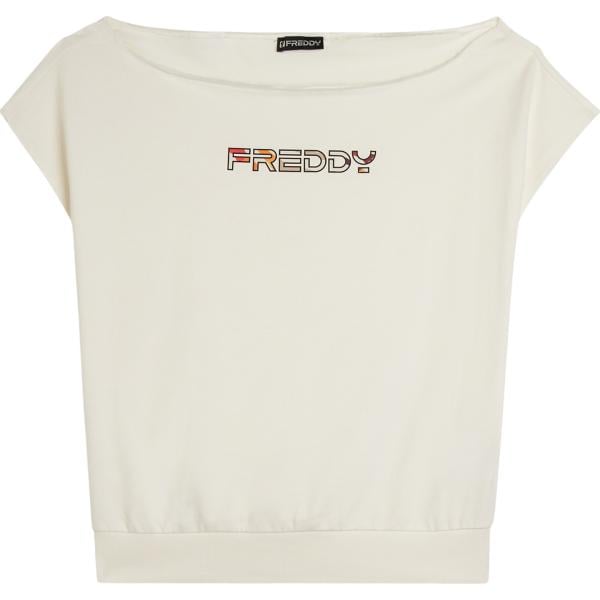 t-shirt Freddy bianco