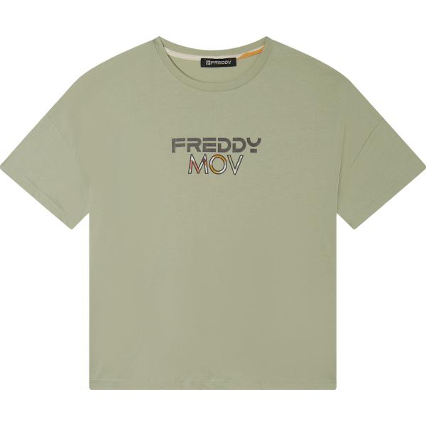 t-shirt Freddy verde con stampe