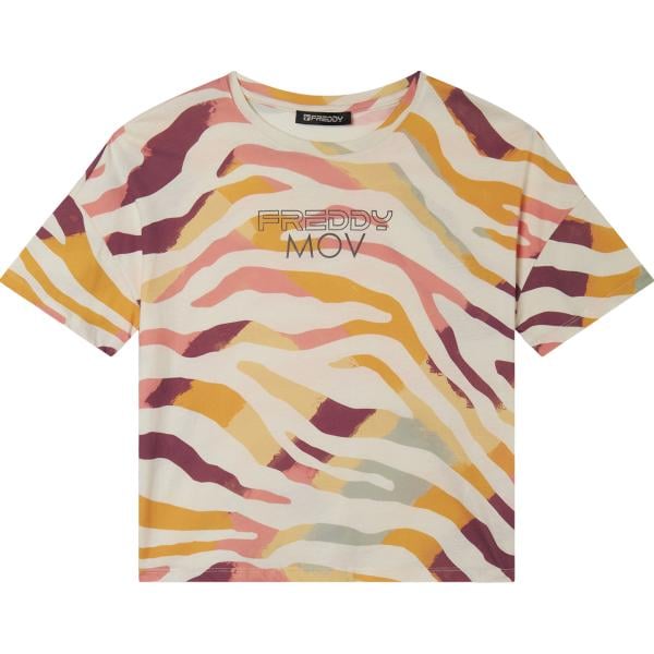 t-shirt Freddy multicolore animalier