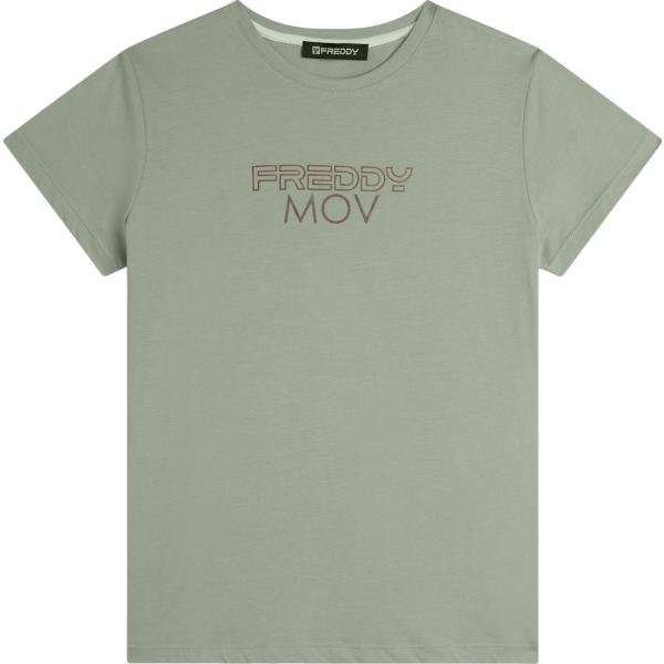 t-shirt Freddy verde con stampe