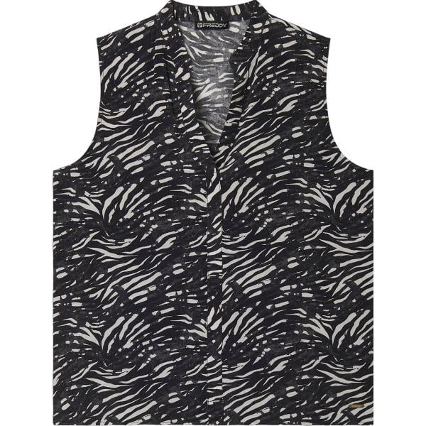 bluse Freddy nero animalier