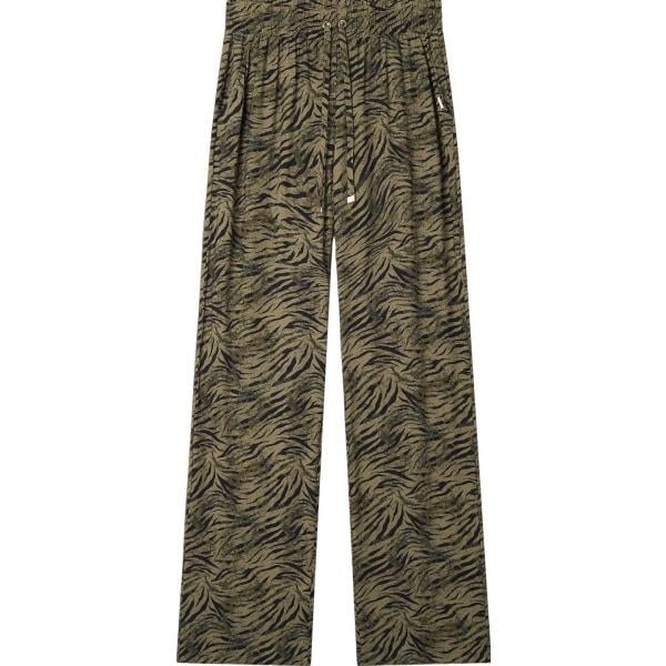 pantaloni Freddy verde animalier