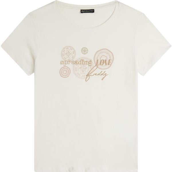 t-shirt Freddy bianco