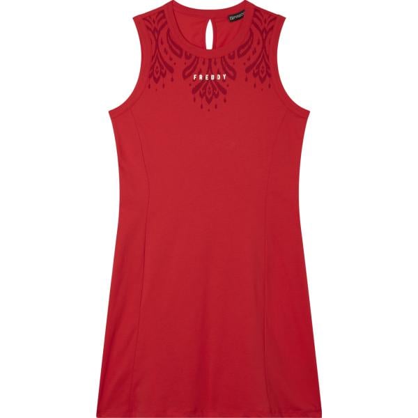 vestiti midi/longuette Freddy rosso a fiori